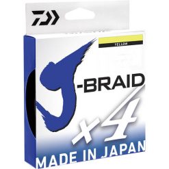 Daiwa J-Braid X4 Yellow Braid Line 270m