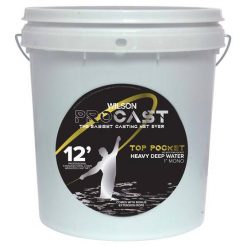 Cast Nets Wilson Pro Cast HE Top Pocket Cast Net 12ft 1in